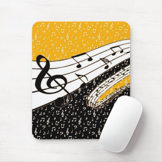 Gold-Musik Mousepad (Mit Mouse)