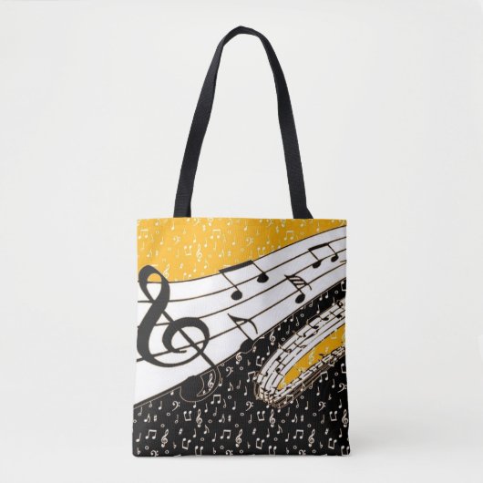Gold-Musik Tasche (Vorderseite)