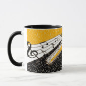 Gold-Musik Tasse (Links)