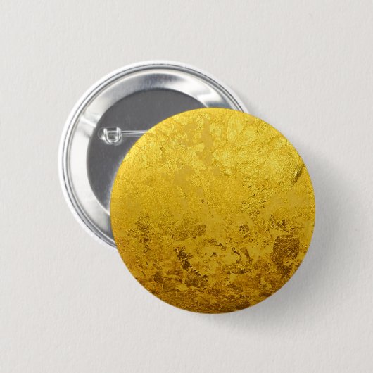 GOLD-Muster / Blattgold Button (Vorne & Hinten)
