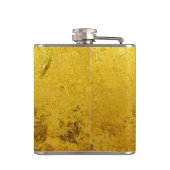 GOLD-Muster / Blattgold Flachmann (Rückseite)