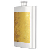 GOLD-Muster / Blattgold Flachmann (Links)