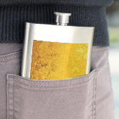 GOLD-Muster / Blattgold Flachmann (Beispiel)