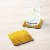 GOLD-Muster / Blattgold Getränkeuntersetzer (Rechte Seite)