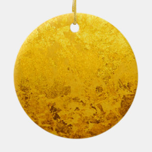GOLD-Muster / Blattgold Keramikornament