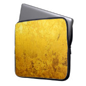 GOLD-Muster / Blattgold Laptopschutzhülle (Vorderseite Links)