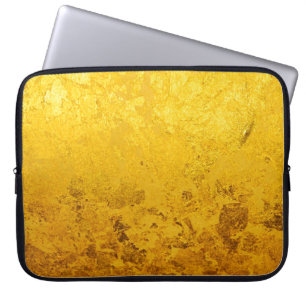 GOLD-Muster / Blattgold Laptopschutzhülle