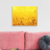 GOLD-Muster / Blattgold Leinwanddruck (Insitu (Wohnzimmer))