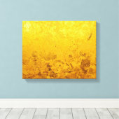 GOLD-Muster / Blattgold Leinwanddruck (Insitu (Holzboden))