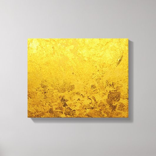 GOLD-Muster / Blattgold Leinwanddruck (Vorderseite)