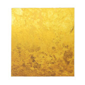 GOLD-Muster / Blattgold Notizblock (Vorderseite)