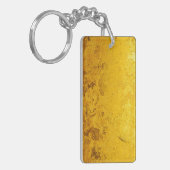 GOLD-Muster / Blattgold Schlüsselanhänger (Vorderseite links)