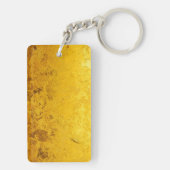 GOLD-Muster / Blattgold Schlüsselanhänger (Rückseite)