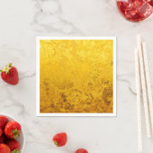 GOLD-Muster / Blattgold Serviette (Beispiel)