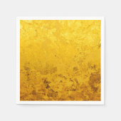 GOLD-Muster / Blattgold Serviette (Vorderseite)