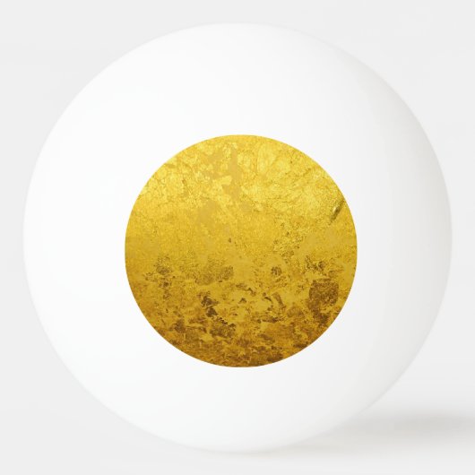 GOLD-Muster / Blattgold Tischtennisball (Rückseite)