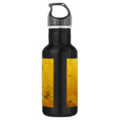 GOLD-Muster / Blattgold Trinkflasche (Rückseite)
