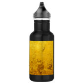 GOLD-Muster / Blattgold Trinkflasche (Rechts)
