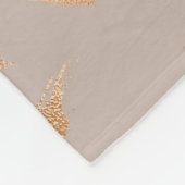 Gold Muster Große Fleece Blanket (Ecke)