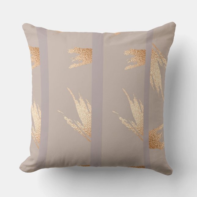 Gold Muster Reversible Pillow Kissen (Vorderseite)