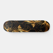 Gold-Musterskateboard Skateboard (Horizontal)