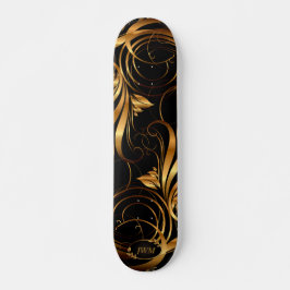 Gold-Musterskateboard Skateboard