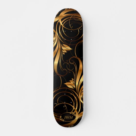 Gold-Musterskateboard Skateboard (Vorne)