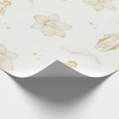 Gold Mutter Mary Wrapping Paper Geschenkpapier (Ecke)