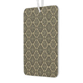 Gold n Brown Geometric Pattern / Indische Printwer Autolufterfrischer (Links)