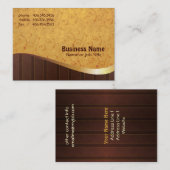 Gold-n-Brown Visitenkarte (Vorne/Hinten)