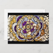 Gold N Lavendel Postcard Postkarte (Vorne/Hinten)