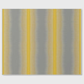 Gold 'n Silver Assembly Wide Strip Wrapping Paper Geschenkpapier (Flach)
