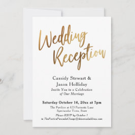 Gold nach der Hochzeitsempfehlung, Bokeh Schwarz z Einladung