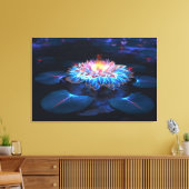 Gold (Nacht) Leinwanddruck (Insitu (Wohnzimmer))