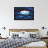 Gold (Nacht) Leinwanddruck (Insitu (Schlafzimmer))