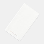 Gold Names Simple & Elegant White Wedding Serviette (Ecke)