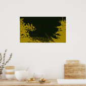 Gold-Natur Poster (Küche)