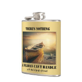 Gold Nautical Boat Flachmann (Links)