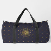 Gold Nautical Duffle Bag (Rückseite)