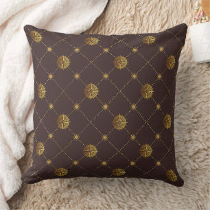 Gold Nautical Kissen