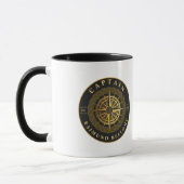 Gold Nautical Tasse (Links)