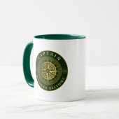 Gold Nautical Tasse (Vorderseite Links)