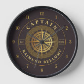 Gold Nautical Uhr (Vorderseite)
