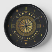 Gold Nautical Uhr (Vorderseite)