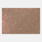 Gold Navy Blue Glitzer Ikat Dream Catcher Muster Geschenkpapier Set (Vorderseite 3)