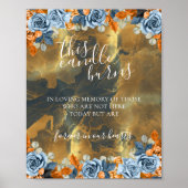 Gold Navy in dieser Kerze verbrüht sich in das Lie Poster (Vorne)