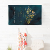 GOLD NAVY UNTERWASSER MEERESWOCHE BRAUTPARTY WILLK BANNER (Insitu)