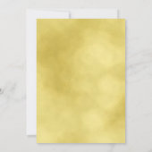 Gold Navy Weihnachtsfeier Einladung (Rückseite)