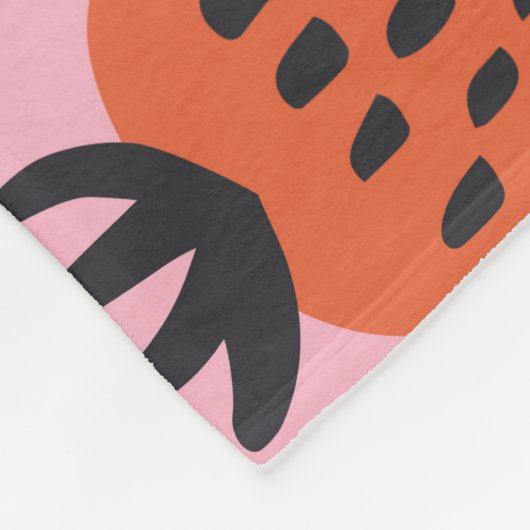 Gold Neon, abstrakte bunt Lichter. Fleecedecke (Ecke)