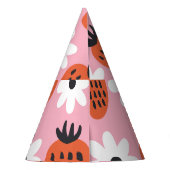 Gold Neon, abstrakte bunt Lichter. Partyhütchen (Rückseite)